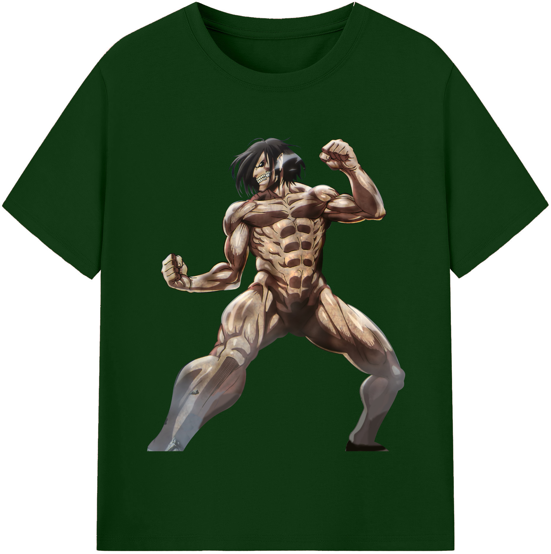 （画像用） 進撃の巨人 Attack on Titan 綿100％半袖Tシャツ（フロントプリント）